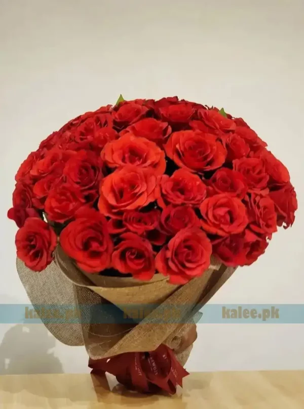 imported red flowers