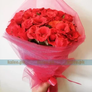 red flowers