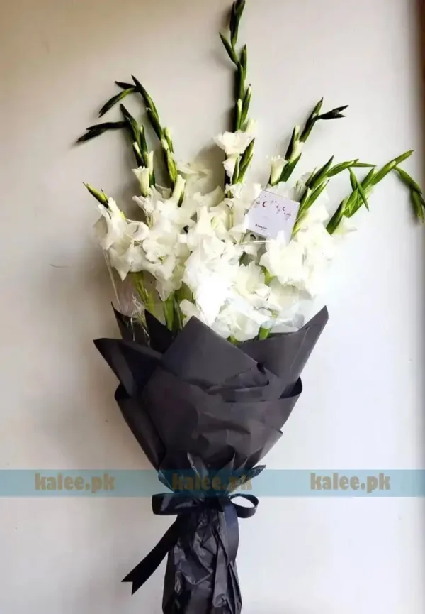 Bouquet of white glades flowers