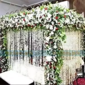 Impressive Bridal Room With Red Rose White Glades & Jasmine