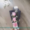 Pink Rose Flower Bouquet featuring fresh pink roses and lush greenery, elegantly wrapped for a soft and sophisticated floral arrangement.