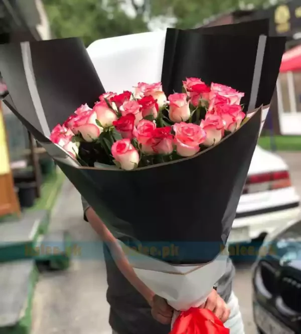 Imported Pink Rose Flowers Bouquet