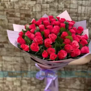 40 Red Rose Imported Flowers Bouquet