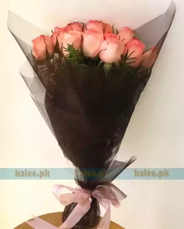 Pink Rose Flowers Bouquet