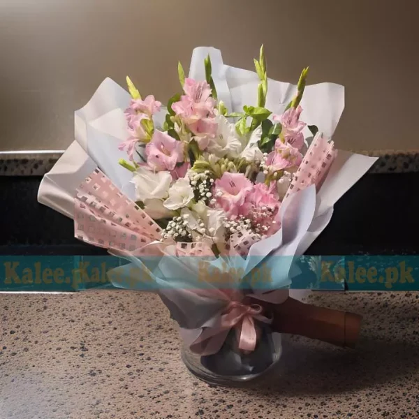 Bouquet Featuring Assorted Chocolates with a Mix of Flowers