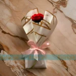 An exquisite crochet bouquet featuring sensational handcrafted red roses, perfect for expressions of love