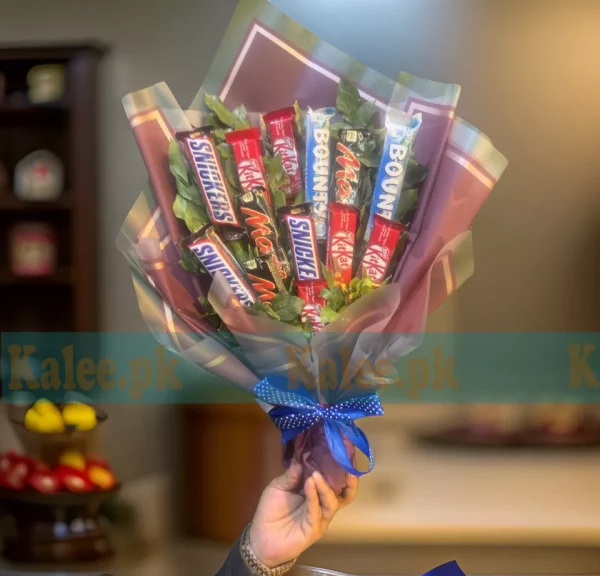 Classy Wrapped Chocolates Bouquet