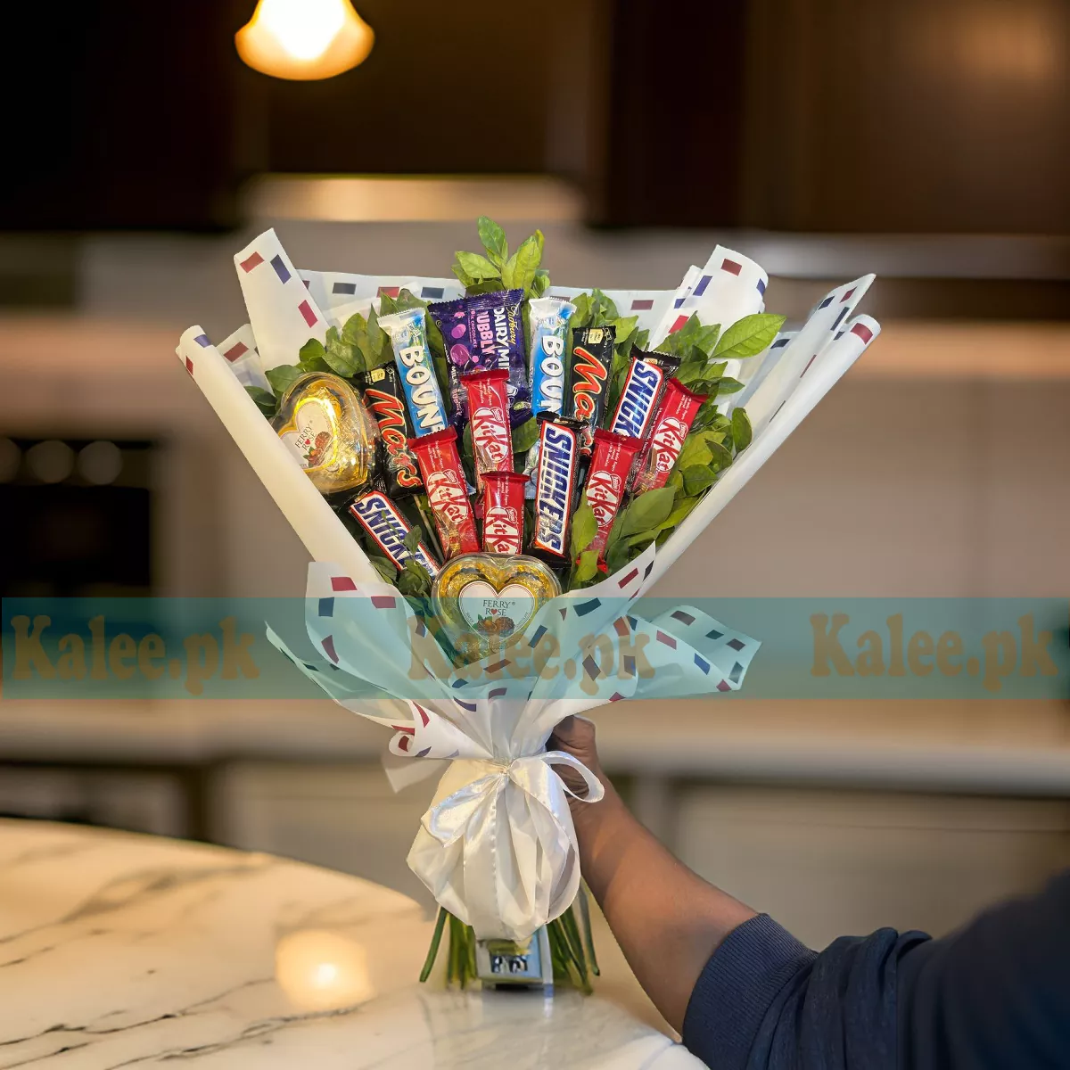 Beautifully Wrapped Chocolates Bouquet
