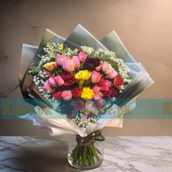 Mixed Colorful Flowers Bouquet
