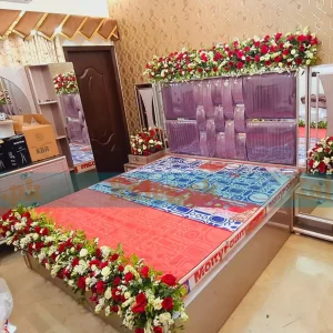 Roses Statice & Tuberose Flowers Bridal Room Decor