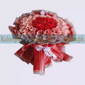100 Rs Round Shape Fancy Currency Notes Bouquet