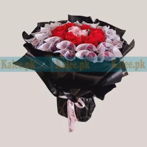 50 Rs Round Shape Currency Notes Bouquet