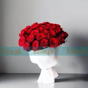 30 Imported Red Rose Flowers Bridal Bouquet
