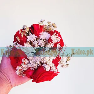 Englis Roses & Lacy Lace Flowers Bridal Kangan Pair