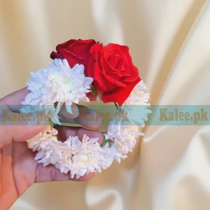 Red Roses & Chrysanthemum Gajray Pair