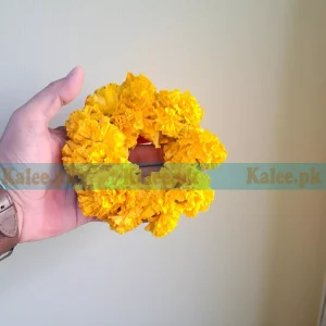 Yellow Marigold Flowers Kangan Gajray