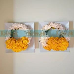 Yellow Marigold & Chrysanthemum Gajray Kangan