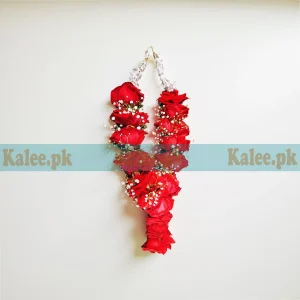 Red Rose & Baby's Breath Garland Haar For Children