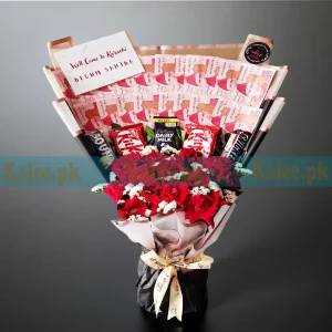 Cash Money Bouquet With Chocolates & Flowers
