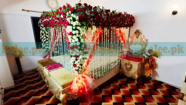 Mix Flowers Bridal Bedroom Decoration