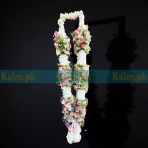 Pink Roses And Star Jasmine Garland/Mala