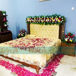 Mixed Rose Flowers Bridal Bedroom Decoration