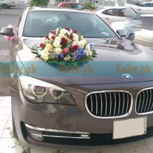 Imported Roses Daisies & Baby's Breath Wedding Car