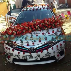 Glades Roses And Statice Flowers Car Decoration