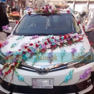 Red Roses And Mix Glades Car Decoration