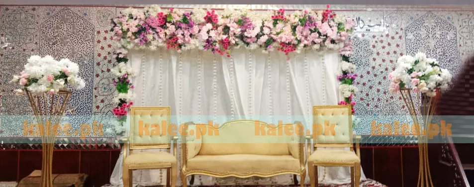 Artificial Mix Flowers Wedding Stage Decoration