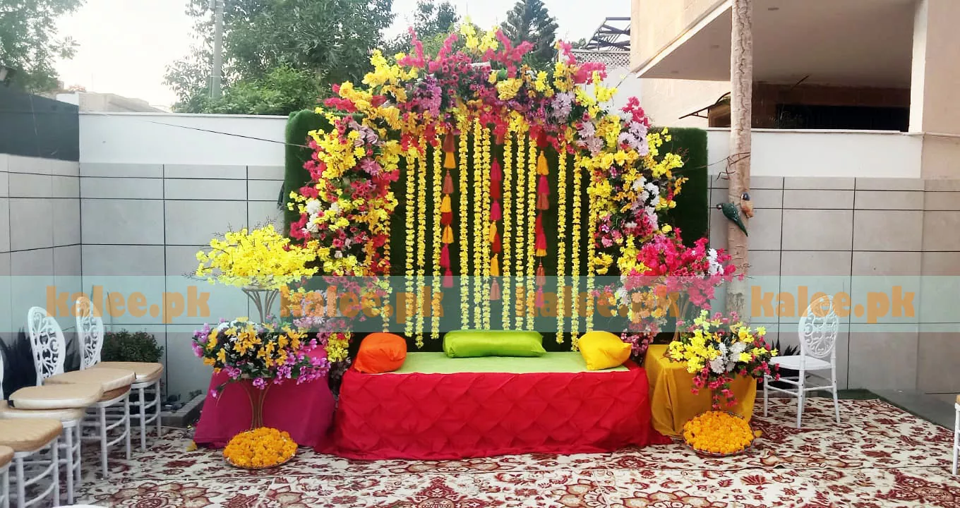 Artificial Mixed Flowers Wedding Stage Decoration