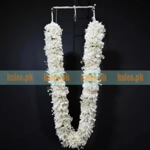 Daisies And Baby's Breath Groom Garland Haar