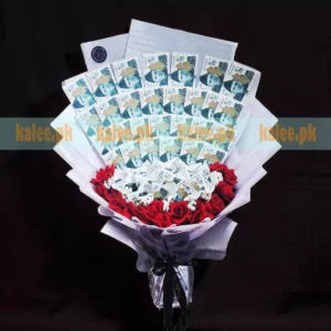 500 Rupees New Currency Notes Bouquet