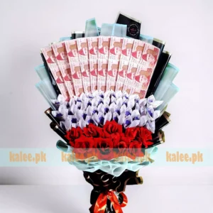 100 & 50 Rupees Currency Cash Bouquet