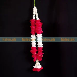 Daisy And Red Rose Flowers Haar Garland