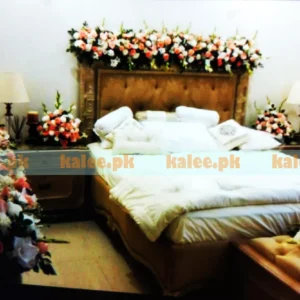 White And Pink Roses Bridal Wedding Room Decoration