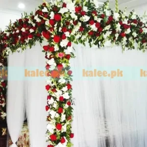 Gladiolus & Rose Flowers First Night Wedding Bedroom