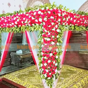 Desi Roses And Chrysanthemum Flowers Bridal Bedroom