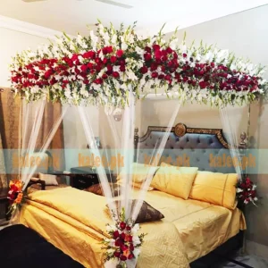 Glades And Rose Flowers Bridal Bedroom Decoration