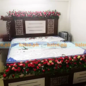 First Night Wedding Room With Colorful Mixed Roses