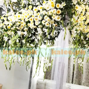 Glades And Chrysanthemum Flowers Bridal Bedroom