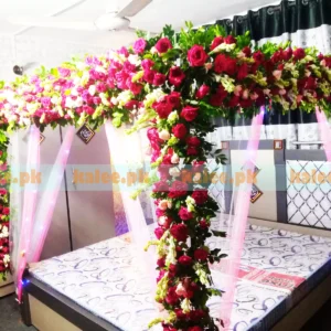 Bridal Room Decoration With Tuberoses & Desi Gulaab