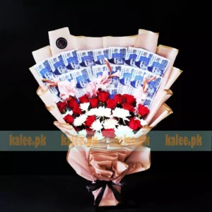 1000 Rupee Currency Notes Cash Bouquet