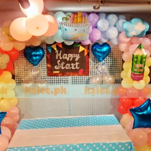 Welcome Back to School Theme Balloons Decoration