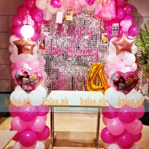 Barbie Princess Birthday Balloons Arch With Photos Memory